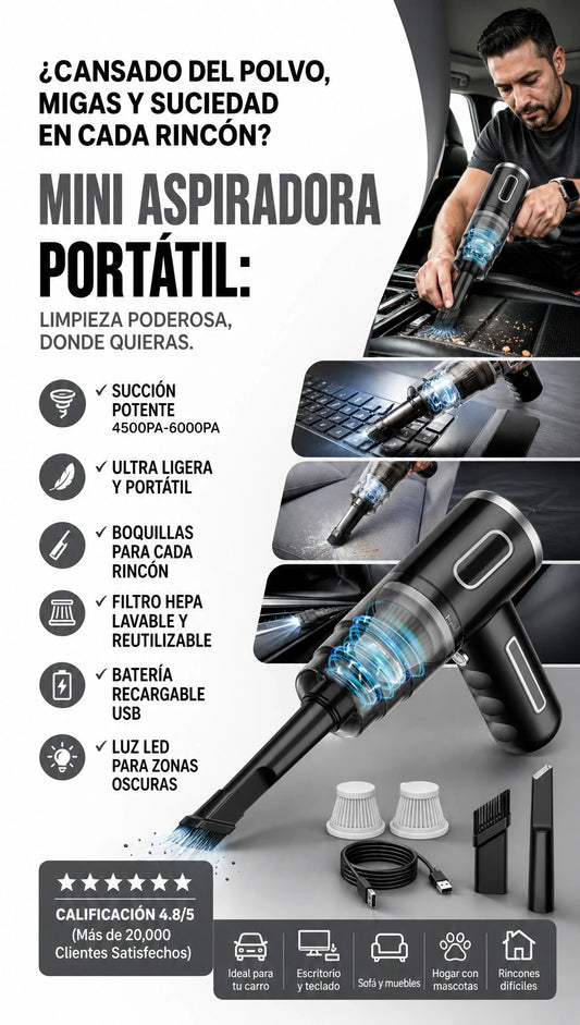 Aspiradora portatil carro