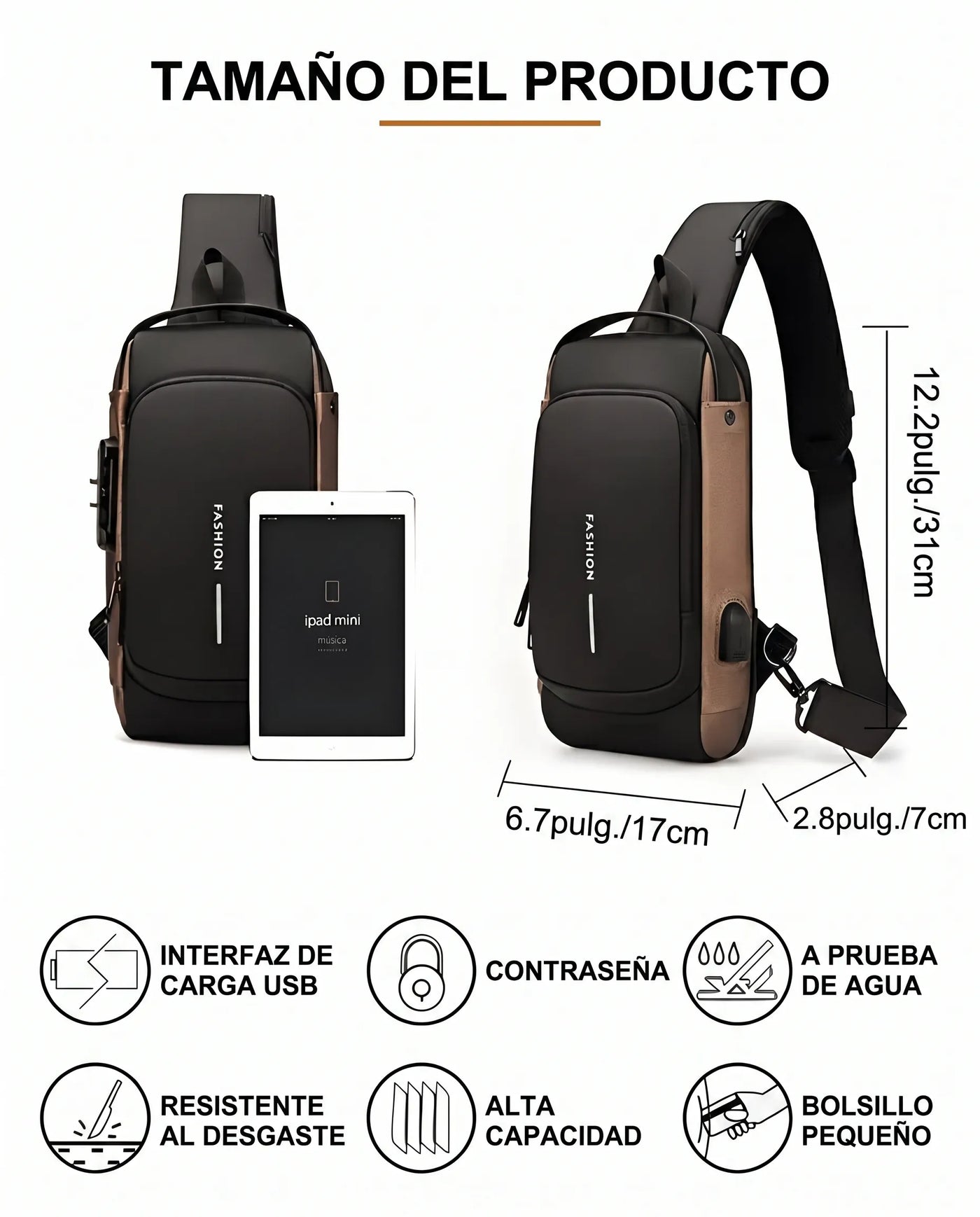 Bolsa Antirrobo Crossbody — lifestyle